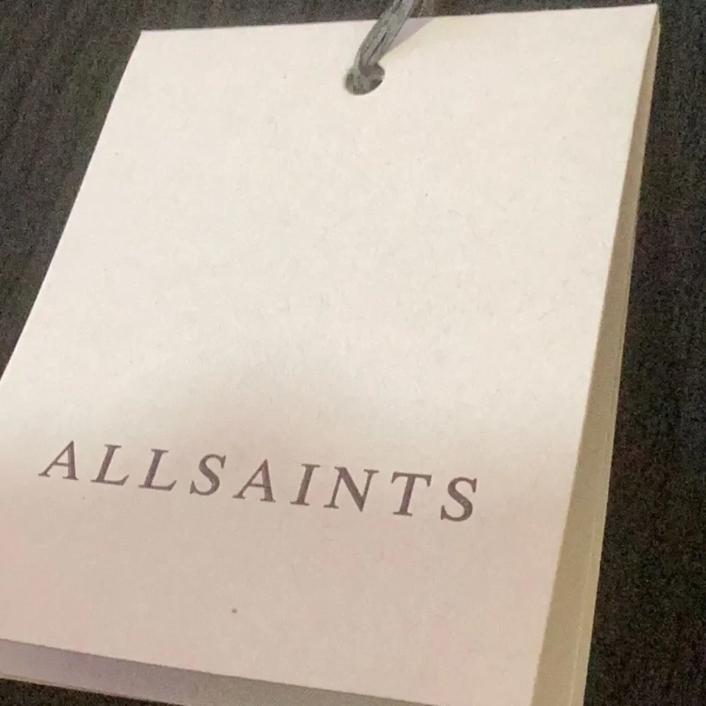 ALLSAINTS Peaches Slim Fit Trousers, Black, Size Small, NWT - Picture 9 of 12